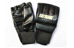 Pointing finger boxing gloves, playing sandbags, half finger fingerless gloves, palm heart breathable leather points