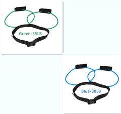 Fitness Women Body Butt Band Resistance Bands Adjustable Waist Belt Pedal Exerciser