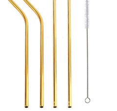 Colourful Reusable Stainless Steel Straws