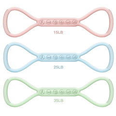 8-character Puller, 8-character Silicone Yoga Auxiliary Home Elastic Band Mini Band Kit, A Set Of 3, Light Three Medium, And Heavy Lower Body Loop Resistance Bands For Legs And Booty