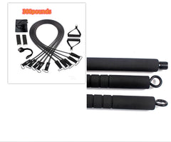 Pilates Stick Yoga Pull Bar Multifunctional Home Fitness Stick Chest Expander